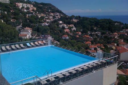 Appt 5 personnes vue mer piscine Costa Plana Cap d'Ail Monaco Cap-d'Ail Extérieur photo
